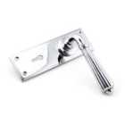 From The Anvil Polished Chrome Hinton Lever Lock Set