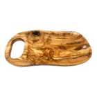 Verano Spanish Ceramics Olive Wood - Snack Dish 3 Sectioned Inverted Handle