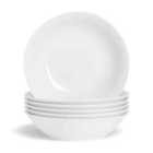Classic White Pasta Bowls - 25.5Cm - Pack Of 6