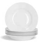 Classic White Soup Bowls - 23Cm - Pack Of 6