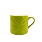 Carnaby Porcelain Embossed Mug Lime