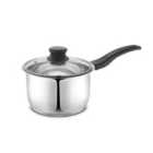 Highlands Homeware 20Cm Saucepan With Glass Lid With Induction Base