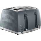 Russell Hobbs Honeycomb 4 Slice Toaster Grey