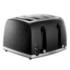 Russell Hobbs Honeycomb 4 Slice Toaster Black