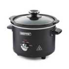 Geepas 1.5L Chalkboard Slow Cooker With Removable Ceramic Bowl