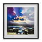 Scott Naismith West Coast Blues Iii 60X60 Framed Wood Plaque