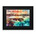 Scott Naismith Skye Bridge 40X50 Framed Wood Plaque