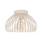 Eglo Mogano 3 Sandy Steel Minimalist, Caged Style Ceiling Light