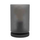 Eglo Colomera Black Glass & Steel Minimalist Table Lamp