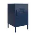 Bradford Metal Locker End Table Navy