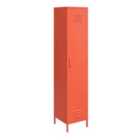 Ng Cache Single Metal Locker Storage Cabinet Orange