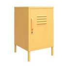 Ng Cache Metal Locker End Table Yellow
