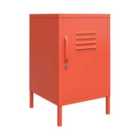 Ng Cache Metal Locker End Table Orange
