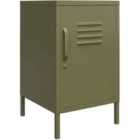 Bradford Metal Locker End Table Olive Green