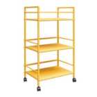 Ng Cache Metal Rolling Cart Yellow