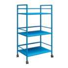 Ng Cache Metal Rolling Cart Blue
