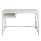 Decorotika Victory 120 Cm Wide Study Desk Writing Desk Computer Desk - White