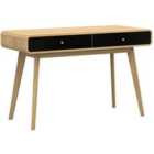 Loft24 Cassie Desk Oakblack