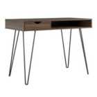 Ng Concord Desk With Storage Walnut