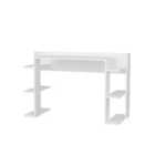 Decorotika Cinar Computer Desk Wrting Desk With 6 Shelves - White