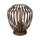 Eglo Espinal Brown Steel Contemporary Table Lamp