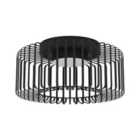 Eglo Ginestrone-z Black Steel Rgb Ceiling Light