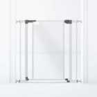 Dreambaby Clear Panel Low-step Gate Fits 76-81Cm White