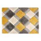 Origins 3D Geo Rug Shaggy Ochre 120 x 170cm