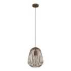 Eglo Espinal Bronze Steel Caged Style Contemporary Pendant