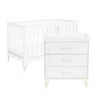 Babymore Kimi Xl Acrylic 2 Piece Nursery Room Set