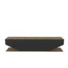 Decorotika - Pearl Modern Tv Unit For Tvs Up To 70'' - Black And Oud
