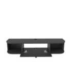 Decorotika Ibarra Floating Wall Mounted Tv Cabinet For Tvs Up To 55 Inches - Anthracite