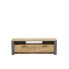 Decorotika Manhattan Tv Unit For Tvs Up To 65" - Oak