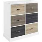 Mercer 6 Door Storage Cabinet White
