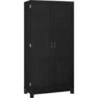 Carver Storage Cabinet 64" Black