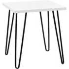 Owen Retro End Table White
