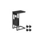 Vasagle C-shaped Side Table For Small Spaces - Black