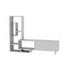 Decorotika Pegai 160 Cm Tv Unit For Tvs Up To 55'' - White
