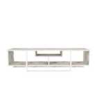 Decorotika Asal 150 Cm Wide Modern Tv Unit For Tvs Up To 63" - Ephesus And White