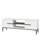 Decorotika Eslem Tv Unit For Tvs Up To 55'' - White And Walnut