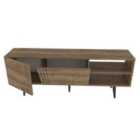 Decorotika Ronas 160 Cm Wide Tv Unit Tv Stand Tv Cabinet - Walnut