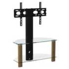 Century Cantilever Tv Stand 800 Light Oak