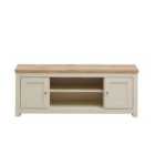 Lisbon TV Unit 2 Doors - Cream