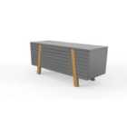 Florence Tv Stand 1200 Grey