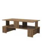 Decorotika Evans 120 Cm Coffee Table For Home And Office - Walnut
