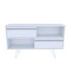 Decorotika Kerby 120 Cm Modern Tv Unit For Tvs Up To 51" - White
