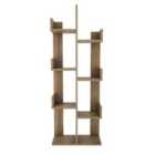 Decorotika Lui 137 Cm Tall Modern Accent Ladder Style Bookcase Bookshelf Plant Stand - Oud