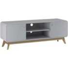 Loft24 Cassie 2 Door Tv Stand Grey