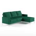 Ng Novogratz Chapman Sectional Sofa Velvet Green