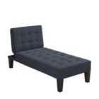 Adalynn Chaise Lounger Blue Linen
